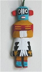 Crazy Rattle Kachina Ornament